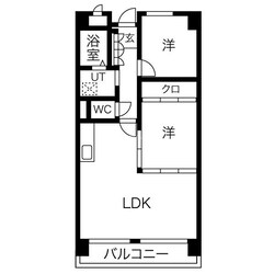 サンパレスの物件間取画像